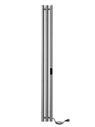 Полотенцесушитель Indigo Style 3 1200х130 (скрыт.монт, универ. подкл.) графит металлик LSE120-13GFM — миниатюра 1