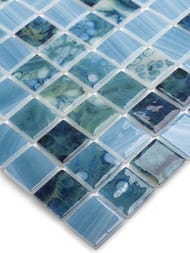 Мозаика стеклянная Vidrepur Nature Sky   5607 38х38 (317х317) на сетке, голубая (шт.) — изображение 5