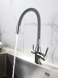 Смеситель для кухни с подключением фильтра для питьевой воды , FRAP хром, F4396