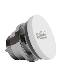 Донный клапан Salini D 602 S-Stone для раковины, фиксированный, матовый, белый 167301M