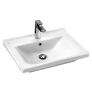 Раковина Aquaton Миранда 60 1WH302421 600x190x450 мм. перелив, отверстие под смеситель, белая