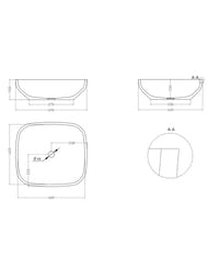 �������� ��������� SALINI Gloria 08 (495�445�150) ���.������ S-Sense, ���������, RAL 1102108GF