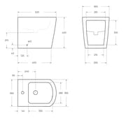 ���� ��������� BelBagno Albano 365�520�420 �������, ��������� ��� ���������, ����� BB120B