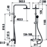 ��������� Laufen CITYPRO ��� ����, � ������� �����, ���������, ���� 3.3395.7.004.536.1