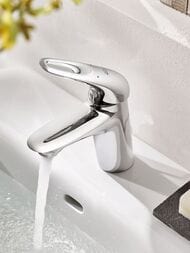 Смеситель Grohe EuroStyle 2015 32468003 для умывальника однорычажный, гладкий корпус, S-Size, хром