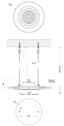 ������� ��� Gessi Inciso 57018.238+57803 ������������, d350 ��, ����� ����������