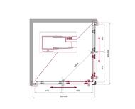 ������� ������ BelBagno Uno (950�950�1950) UNO-195-A-2-95-C-Cr ����������,������ �����/����.����