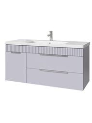 Тумба под раковину Caprigo MONBAR 120 (1164х446х550) подвесной, 2 ящика, 1 дверь, Стилл 36317L-SF028