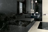 Керамогранитная плитка Atlas Concorde Marvel Noir St.Laurent Lapp (600х600) черная, ADUP (кв.м.)