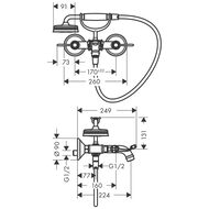 ��������� Axor Montreux 16551820 ��� ����� �������������, ����������� ������