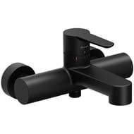 Смеситель для ванны/душа RAVAK Puri black PU 022.20/150 настенный, черный X070185