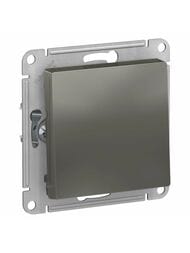 Выключатель Systeme Electric ATLASDESIGN 1-клавишный схема 1 10АХ механизм стальATN000911