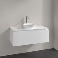 Тумба под умывальник Villeroy & Boch LEGATO (1000х380х500) подвесная,1 ящик, белый глянец B57100DH
