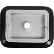 Раковина накладная Aquanet Soul-1-MB 500х400х135 без перелива и отв. под смес., черный мат. 245833
