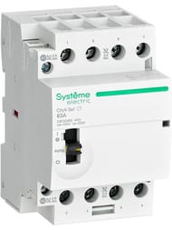 Контактор Systeme Electric City9 Set 4P 4НО 63A AC 400В-230В C9C32463