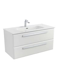 Тумба под умывальник Cezares ЕСО (1200х457х500) без ручек, Bianco Lucido ECO-CER-N-1200-2C-SO-BL