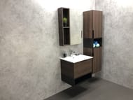Зеркало-шкаф COMFORTY Франкфурт-60 (600х800х145) подвесной, дуб шоколадно-коричневый 00004150528