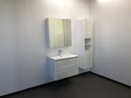 Зеркало-шкаф COMFORTY Женева-75 (750х800х160) подвесной, дуб белый  00004137096