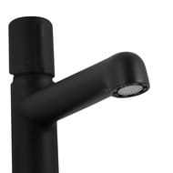 Смеситель для раковины BelBagno UNO-LVM-NERO однозахватный. без донного клапана, чёрный матовый