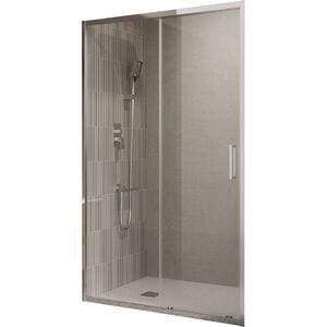 Дверь в нишу BelBagno Luce (1300x1950) LUCE-BF-1-130-C-Cr раздвижная, стекло прозрачное/профиль хр