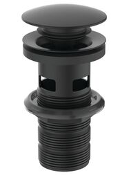 Ideal Standard Донный клапан E1482XG нажимной/push to open для умывальников, черный матовый — миниатюра 1