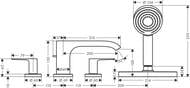 ��������� Hansgrohe Vivenis 75444000 ��� ���� �����, �� 4 ���������, sBox, ����