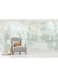 Панно Hygge IV Winter Hg33 006 (2п) (1,00х3,00) деревья, зеленое (рул.)