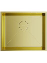 Мойка Omoikiri KASEN 53-26 INT LG (530х450х175) интегрированный монтаж, светлое золото 4993790