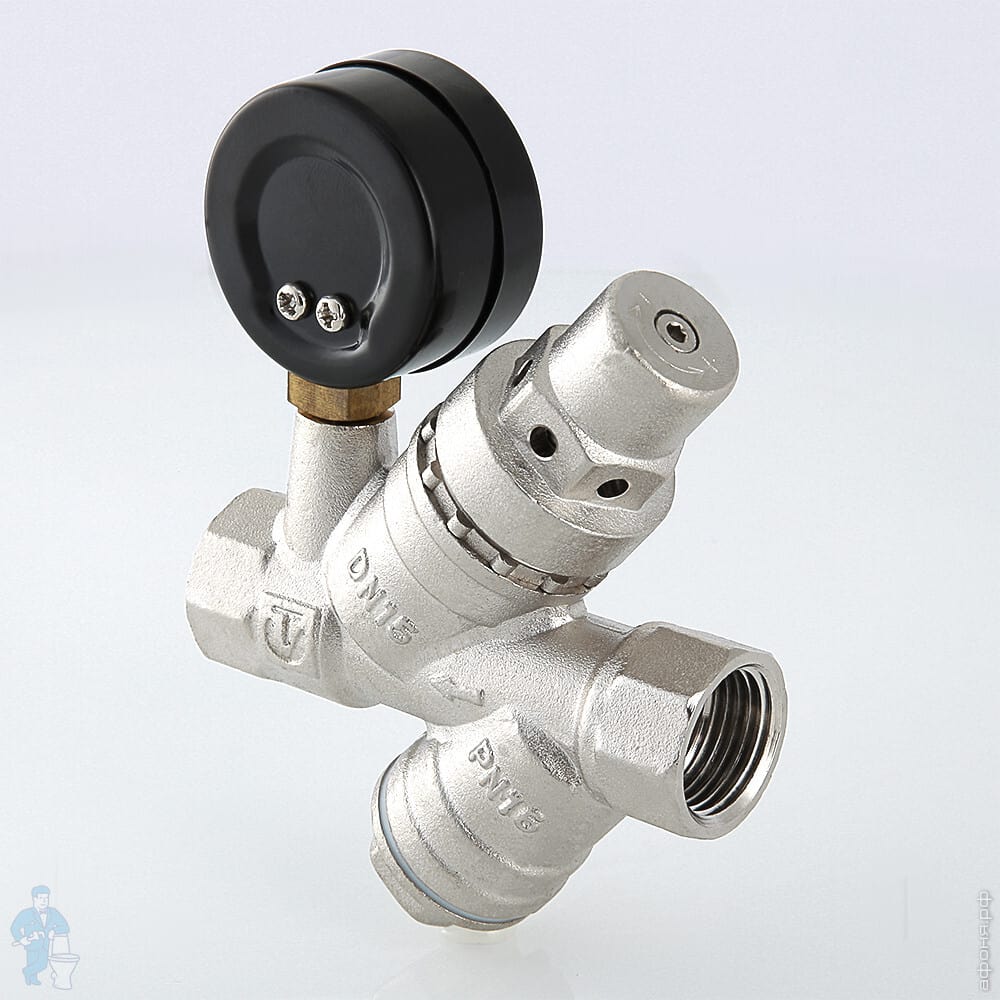 !Регулятор давления VALTEC 3/4\" с фильтром и манометром 2-5 бар VT.082 ...