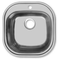 Мойка врезная Ukinox Galant 465х488 матовая нерж. сталь 0,6мм, слив 3 1/2, GAM465.488 -GT6K 0C