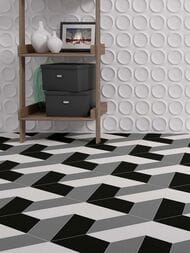 ��������������� ������ Wow Floor Tiles Trapezium Ice White Matt (98�230) ����� 113854  (��.�.)