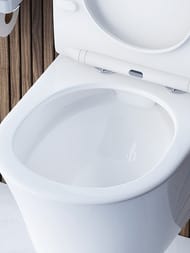 Унитаз подвесной Damixa Skyline (365х485х400) безободковый с сиденьем микролифт DX35C1700SC