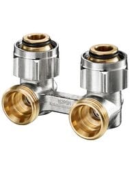 Узел нижнего подключения Oventrop "Multiflex F" ZB G3/4" HГx G3/4" HP угловой,   1015814