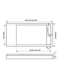 ������� ������ GOOD DOOR BAS Stella 1400x800 �������� ������, �����, �������������, ��� ������