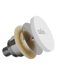 Донный клапан Salini D 402 для раковины, Click-Clack, S-Stone, белый матовый 152301M