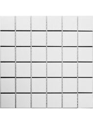Мозаика керамическая Starmosaic White Matt 48х48 (306х306х6) белая ID1005 (шт.) — миниатюра 1