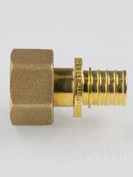 Соединитель VALTEC аксиальный, 16х1/2"В, с накидной гайкой, латунь CW614N, VTm.422.G.001604