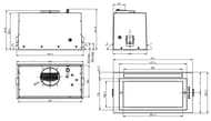 Вытяжка ELICA Fold S IX/A/52 LED, 514х283 мм, 710 м3/ч, 257 Вт, нерж. сталь PRF0181962