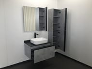 Тумба COMFORTY Эдинбург-75 (600х700х400) подвесная, столеш,. раковина, бетон светлый 00004149066