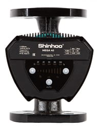 Насос циркуляционный SHINHOO MEGA 40-10F 1x230В, DN 40, фланцевый, 71121006