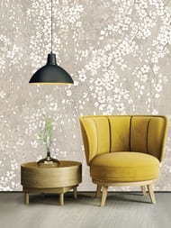 Панно Zambaiti Satin Flowers IV (3,0х5,1) винил на флизелине,бежевый, Z66878 (рул.)