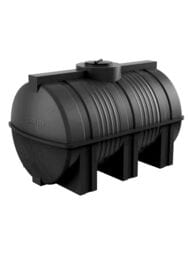 Емкость Polimer Group G-3000 (1500х1320х2130) 3000л, цилиндрическая, горизонтальная, черный