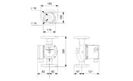 ����� �������������� GRUNDFOS UPS 40-80F 250, ���������. 95906462