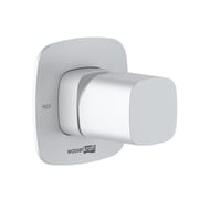 Смеситель WasserKRAFT Saale 9551 для душа, однозахватный, белый Soft-touch
