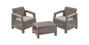 �������� ������ KETER CORFU WEEKEND (75x70�79), 2 ������+����, ��������