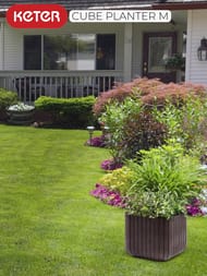 ����� KETER CUBE PLANTER M 50.5 � (40x40x40), ����������