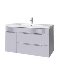 Тумба под раковину Caprigo MONBAR 100 (976х446х550) подвесной, 2 ящика, 1 дверь, Стилл 36315L-SF028