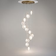 Подвесной светильник Maytoni Frozen (Фрозен) MOD254PL-12BS, 5Вт, IP20, G4, латунь