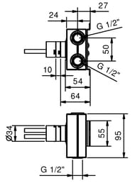 ���������� ����� Fantini AA/27 ������������� ��������� ��� �������� 4400Y011A