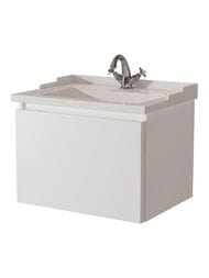 Тумба под раковину Caprigo Ponza-A 60 (615х472х472) подвесная, цвет белый, фасад глад. 13510F-В231